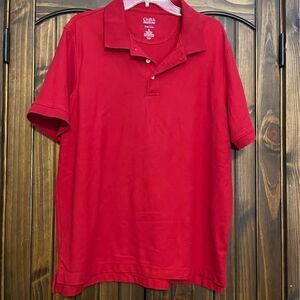 XL Men’s Croft and Barrow Polo Shirt Red